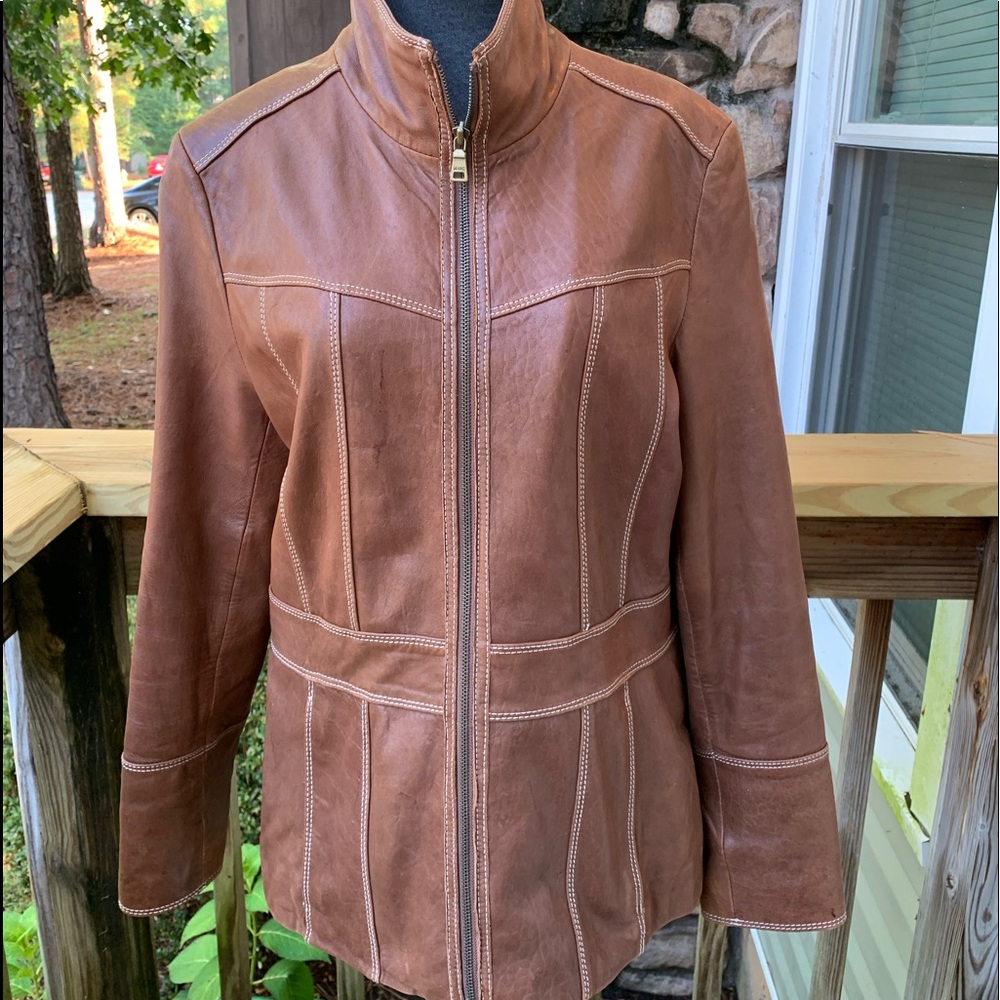 Marc New York Leather Coat